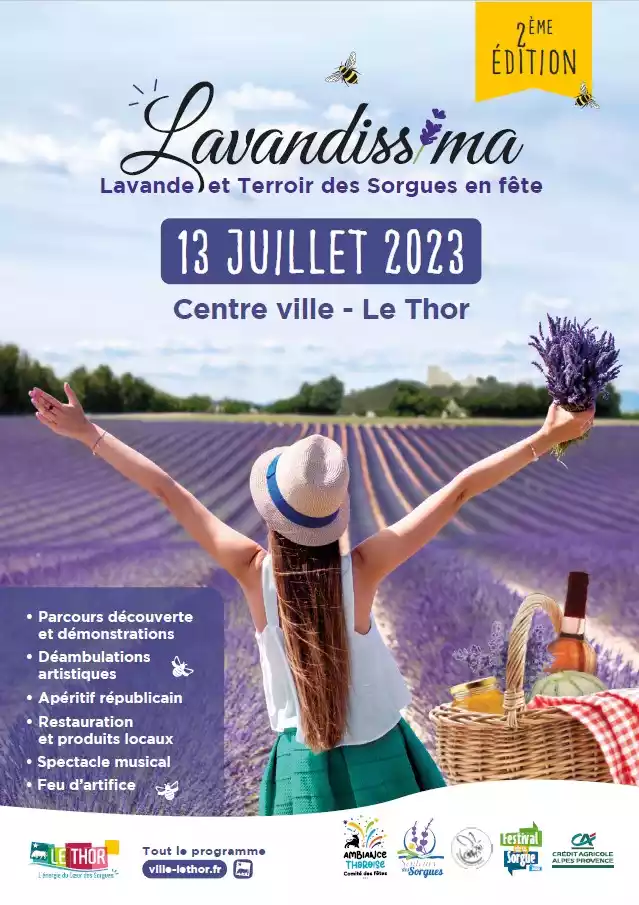 "Lavandissima 2023 fête de la lavande au Thor (Vaucluse)"