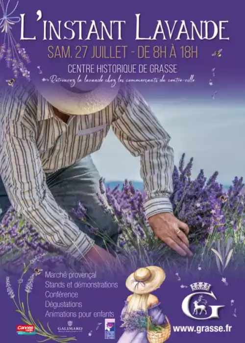 "Fête de la lavande à Grasse (Alpes Maritimes) avec l'Instant lavande