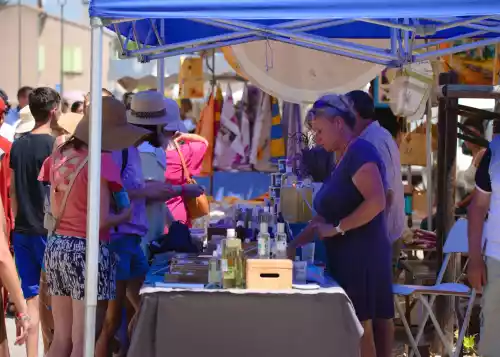 Stand Bleu d'Argens lors de la fête de la lavande de Valensole