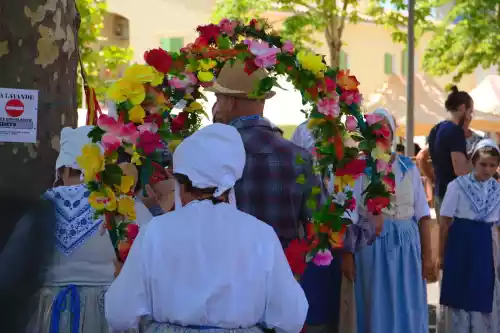 Défilé folklorique pour la fête de la lavande à Valensole (04)