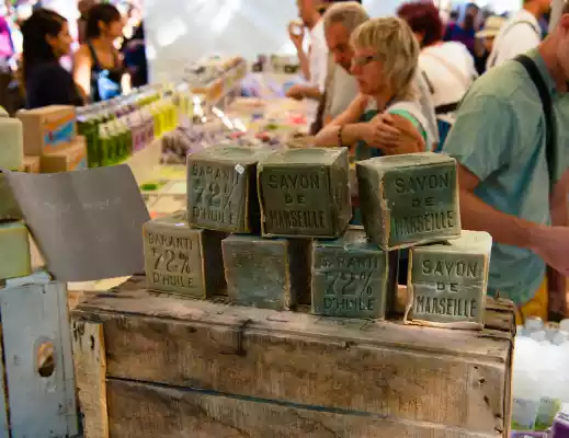 Stand à la fete de la lavande 2018 à Sault